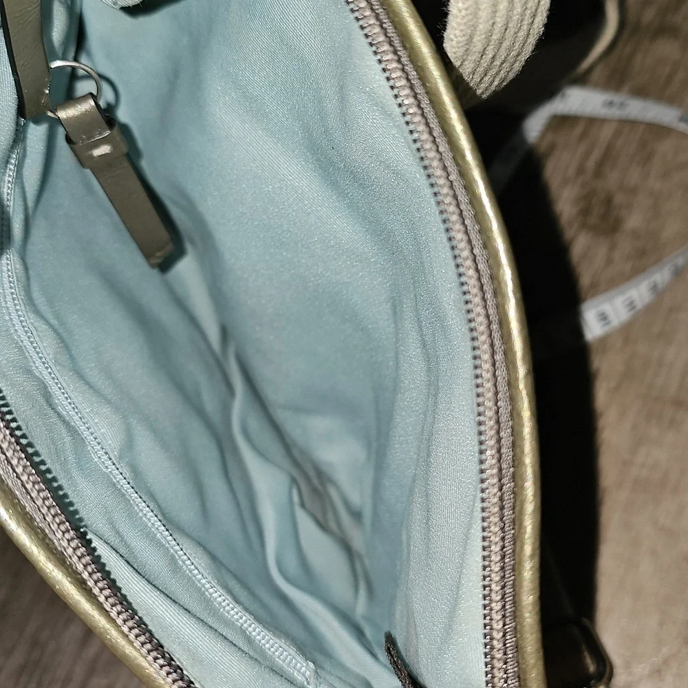 Coach Gray Patent Leather Crossbody Bag